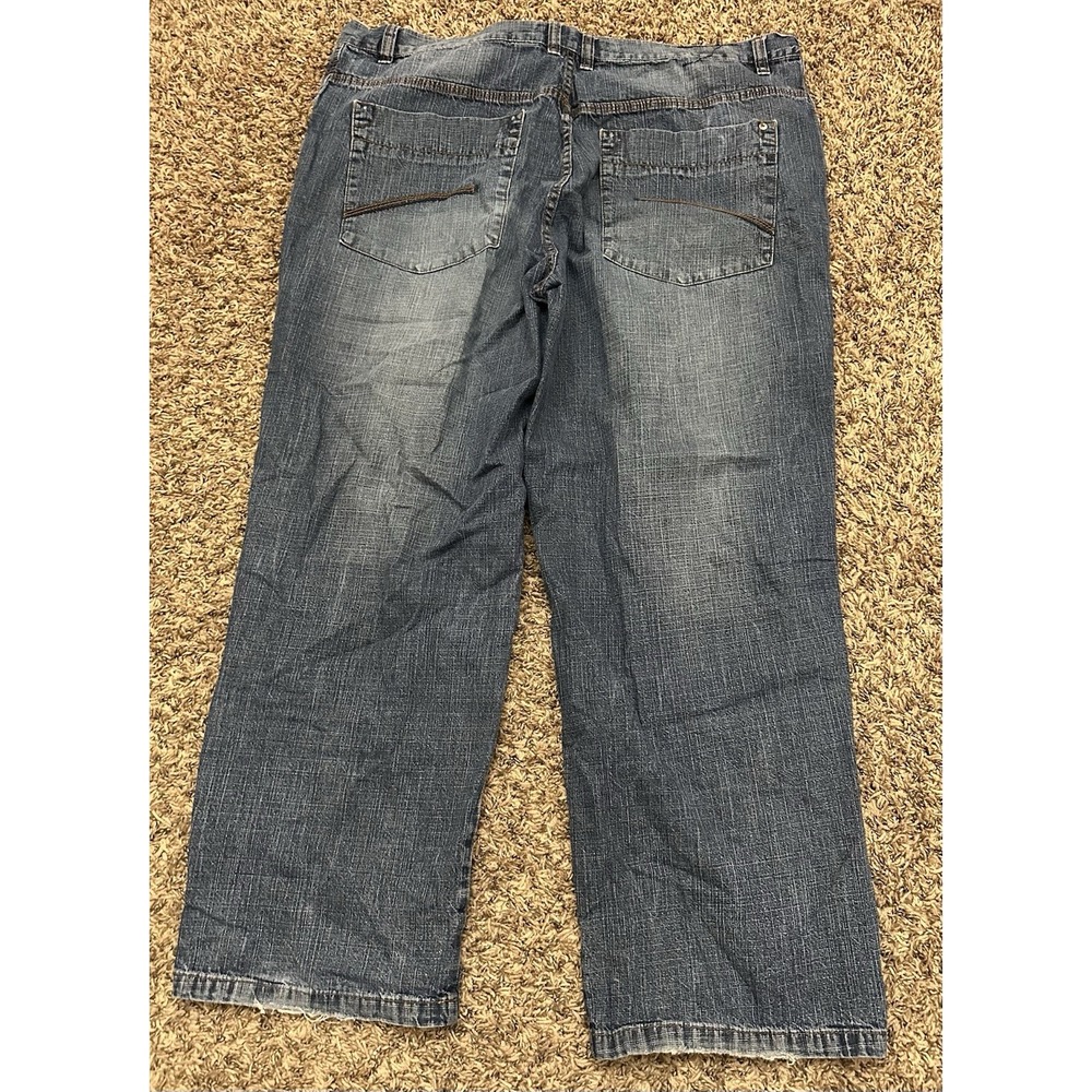 Vintage Koman Jeans Blue Light Wash Baggy Y2K Skater Mens Size 42X32